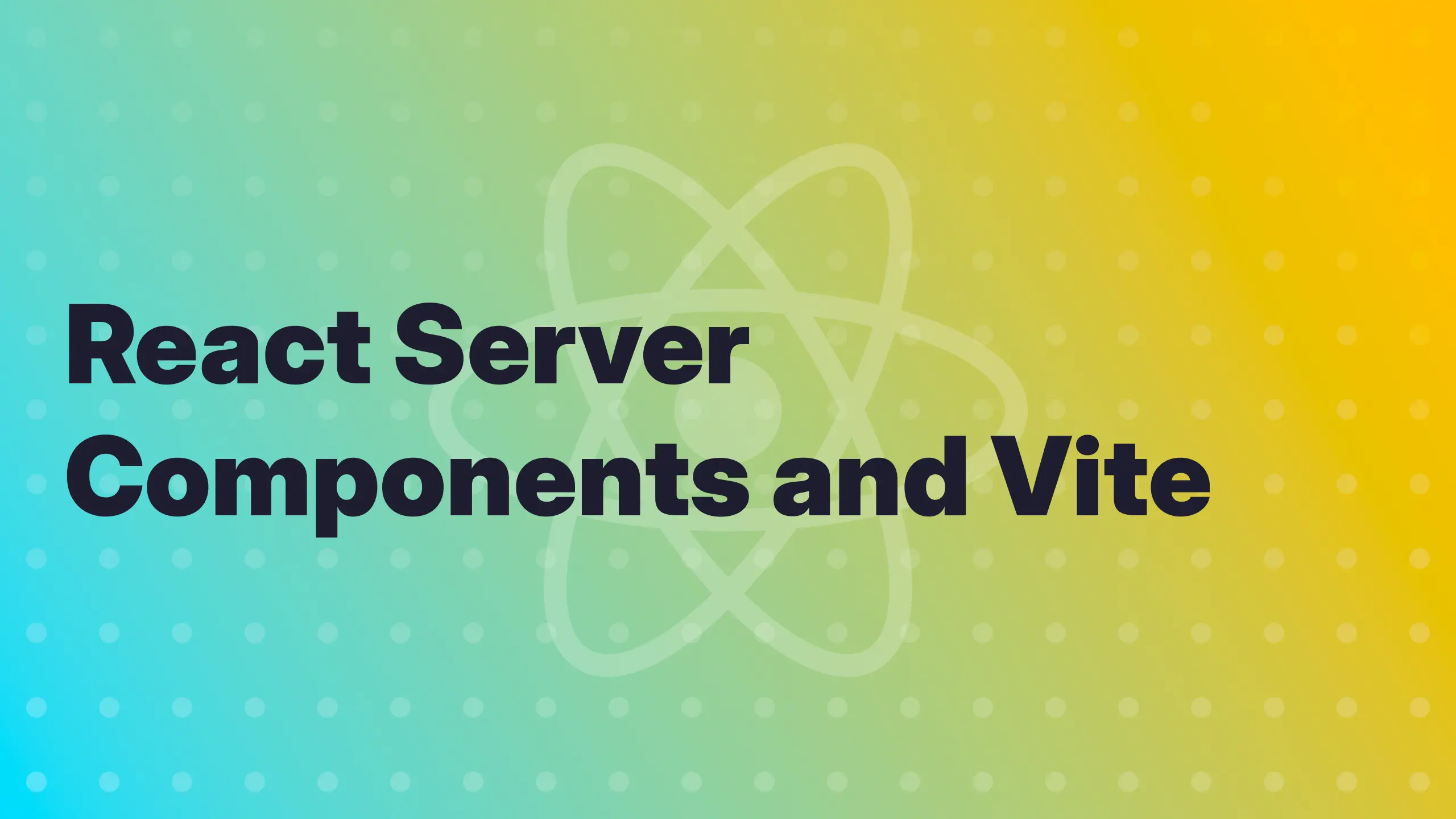 React Server Components and Vite